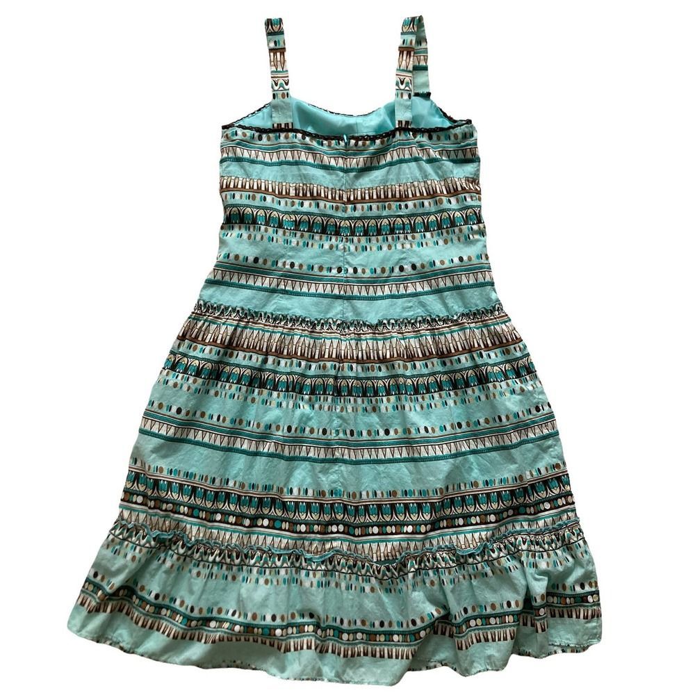 Printed Cotton Fit and Flare Dress - Picture 2 of 6
